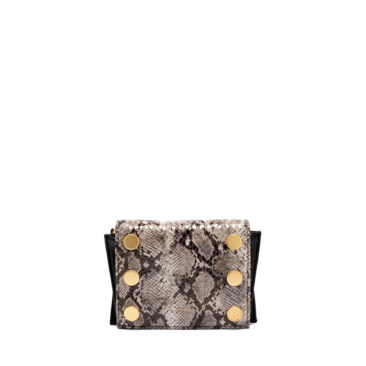 ALLEN WALLET-CONTRAST SNAKE/GOLD - Kingfisher Road - Online Boutique