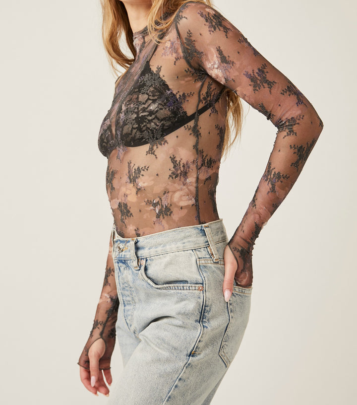 PRINTED LADY LUX LAYERING TOP - NIGHT SKY COMBO - Kingfisher Road - Online Boutique