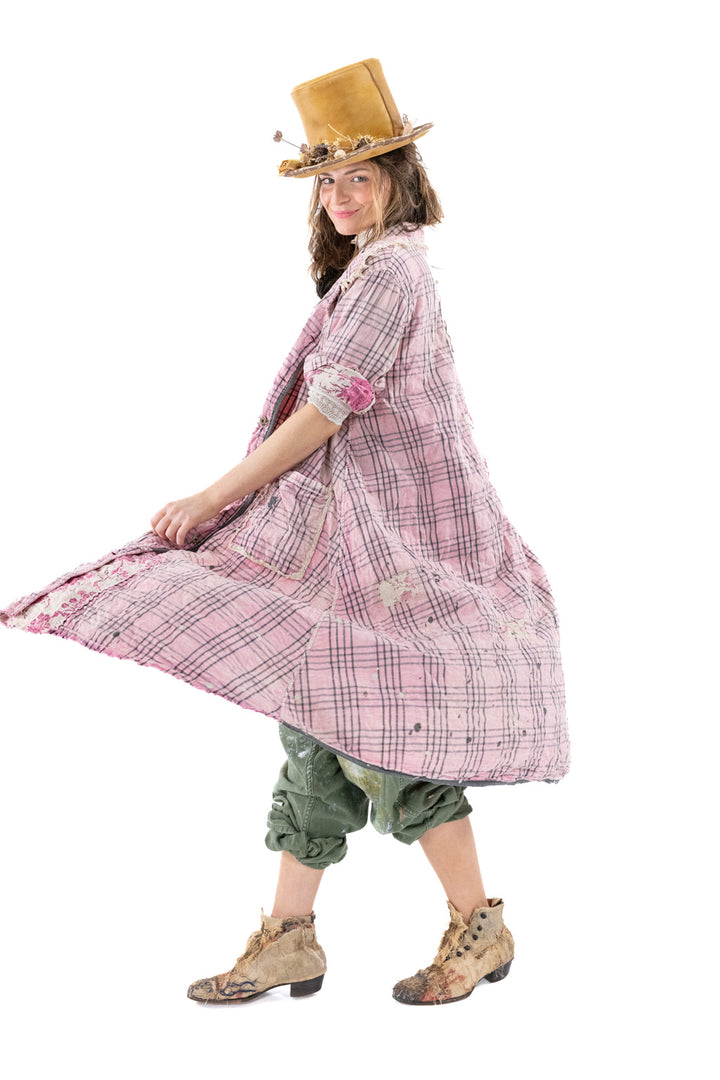 CHECK TANCY COAT-TELEPHONE CHECK - Kingfisher Road - Online Boutique