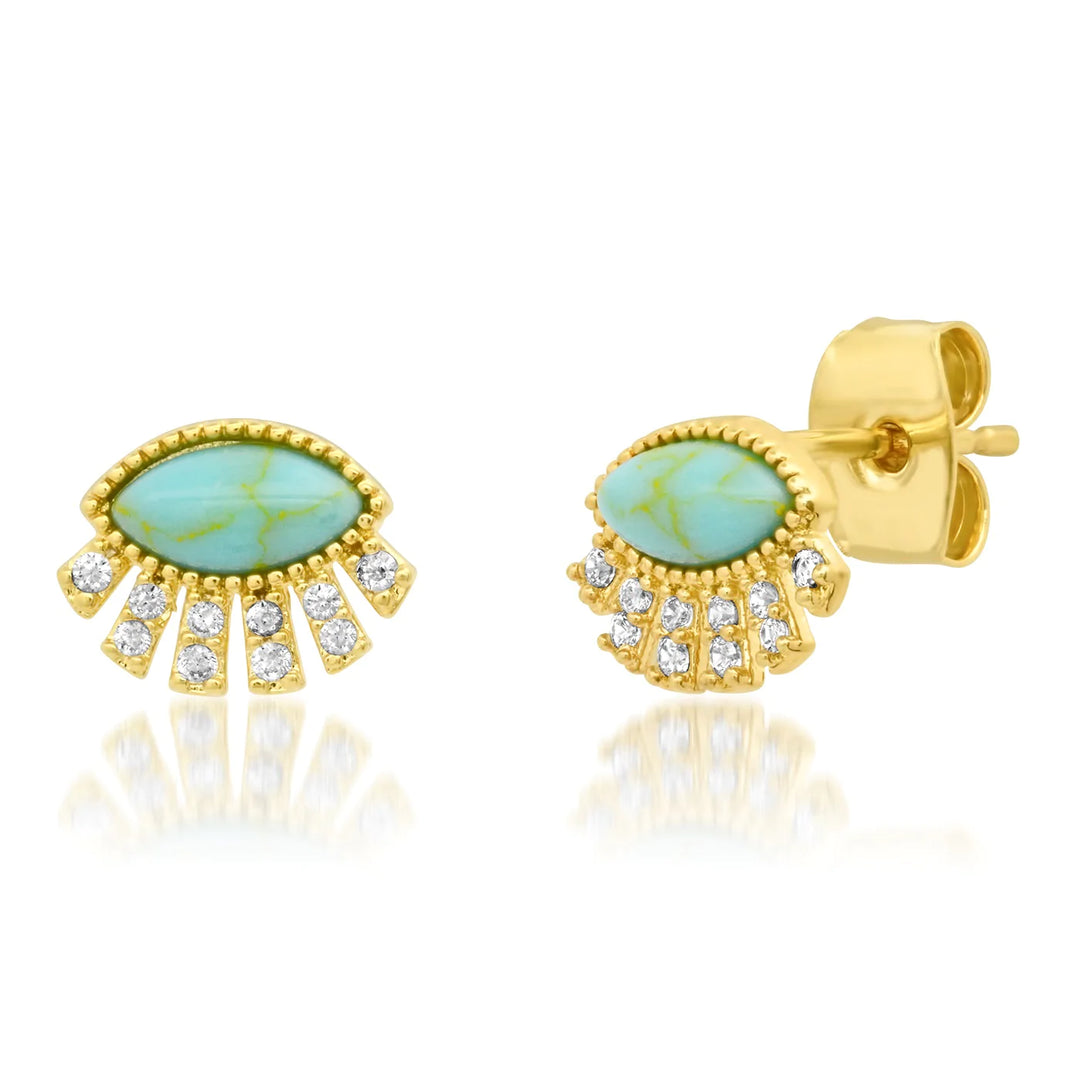 TWINKING EYE STUDS - Kingfisher Road - Online Boutique