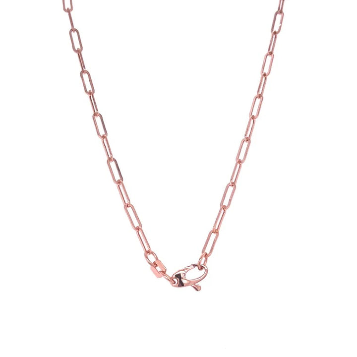 18" PAPERCLIP CHAIN-14ct R/G - Kingfisher Road - Online Boutique