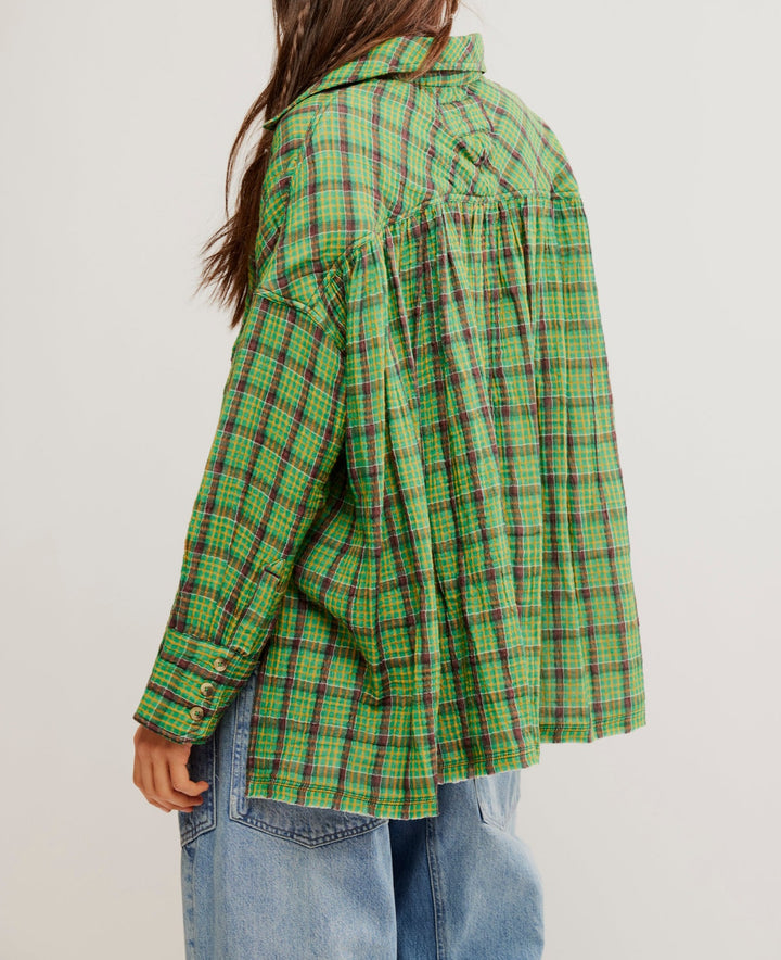 CARDIFF PLAID-GREEN COMBO - Kingfisher Road - Online Boutique