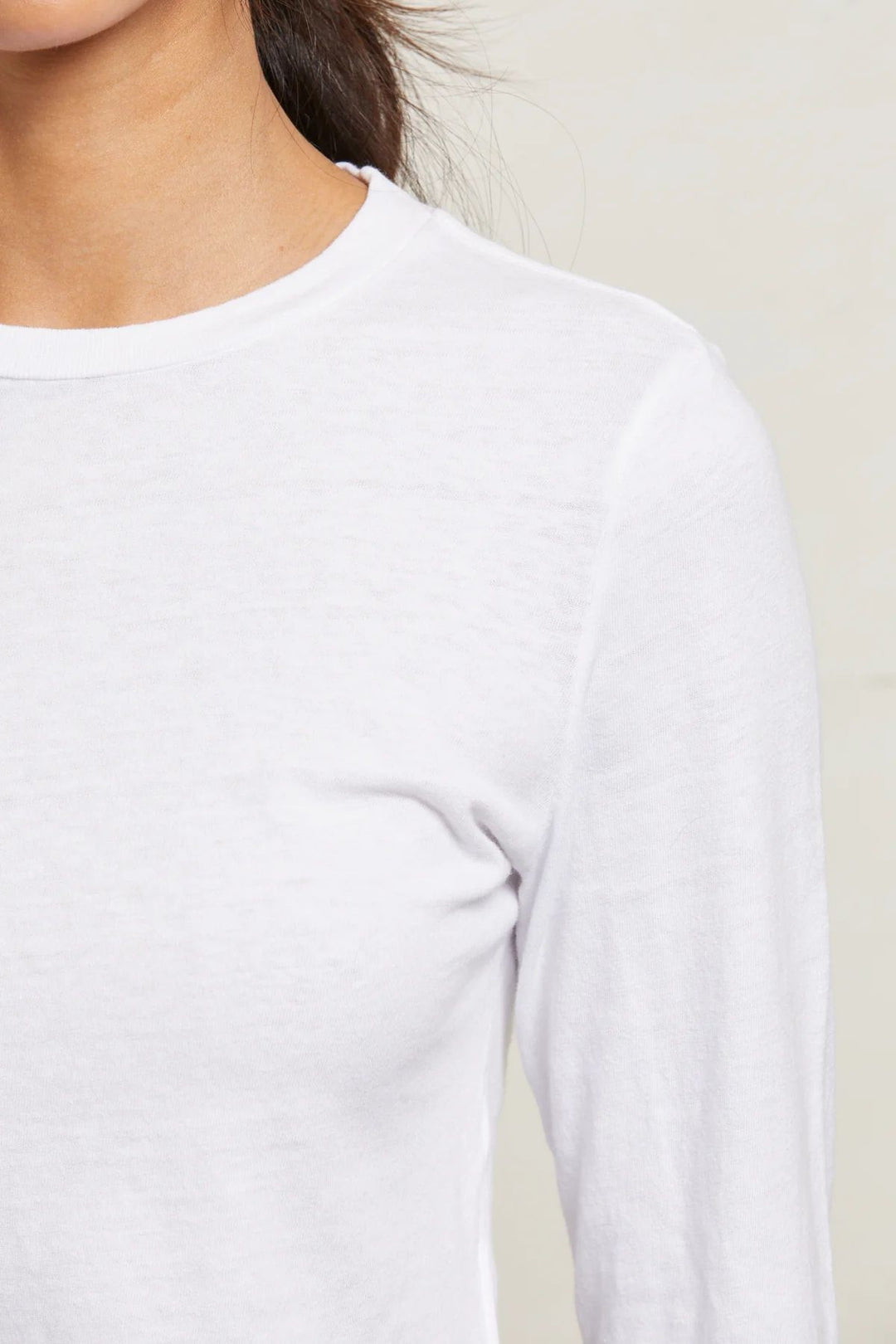 JAMIE COTTON LONG SLEEVE-WHITE - Kingfisher Road - Online Boutique