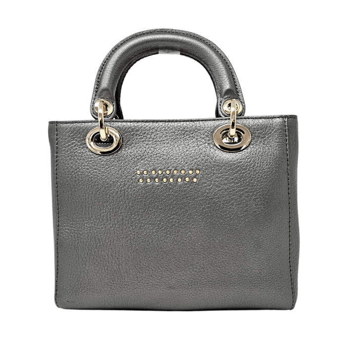 MAX PETITE TOTE-GUNMETAL