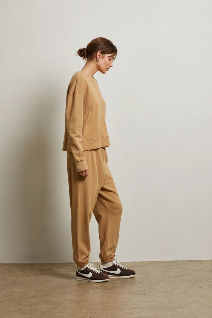 JOHNNY EASY SWEATPANT-SUEDE - Kingfisher Road - Online Boutique