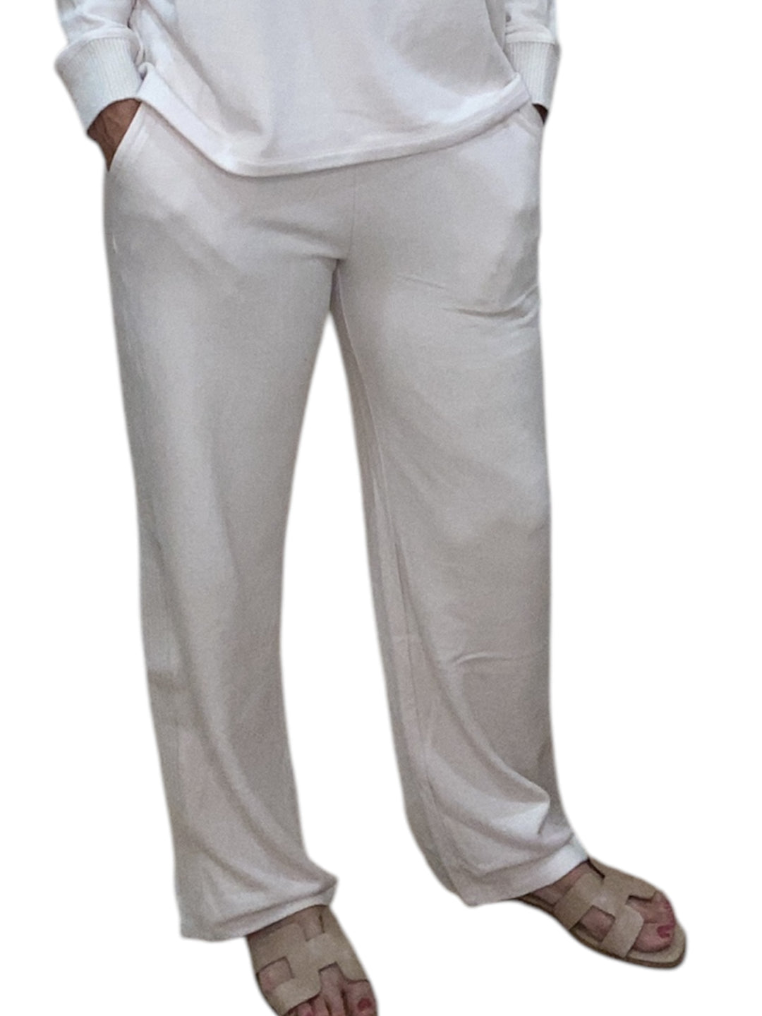 MC BRUSHED FLEECE MIX PANT-SAND DUNE