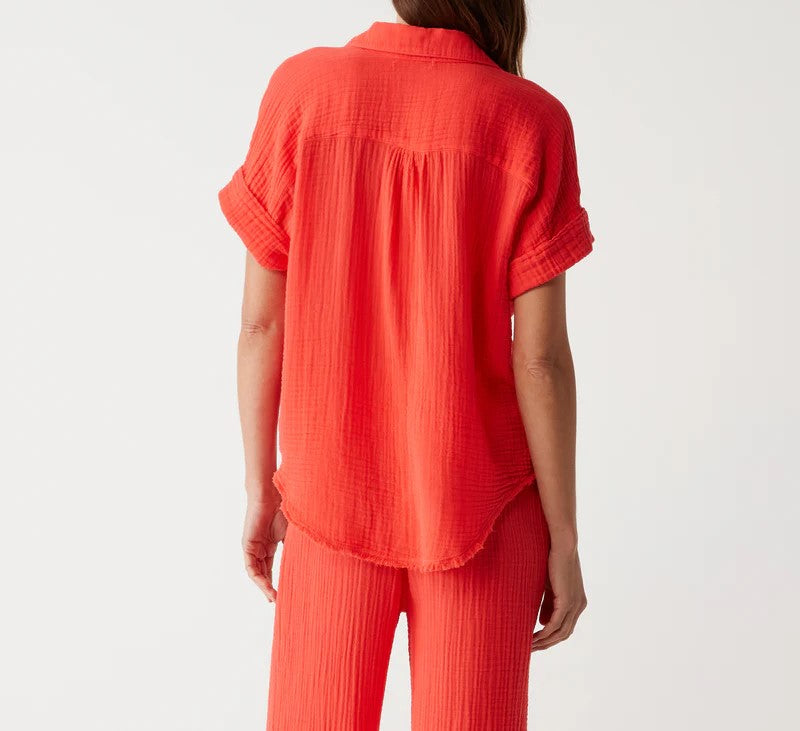 BAILEY BUTTON DOWN SHIRT-SPRITZ - Kingfisher Road - Online Boutique