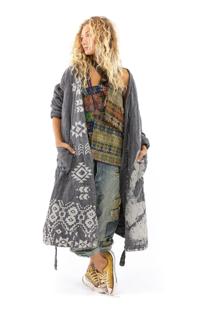 NATIVE ART QUILTED ORO COAT - Kingfisher Road - Online Boutique