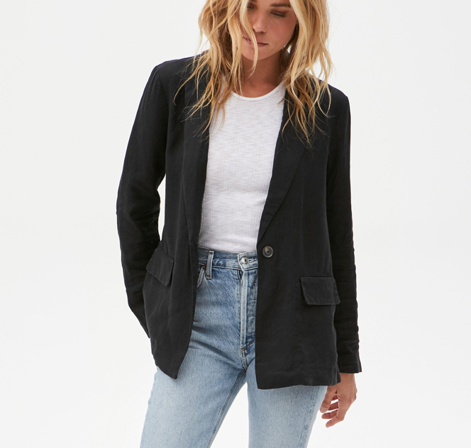 LOTTIE BLAZER - BLACK - Kingfisher Road - Online Boutique
