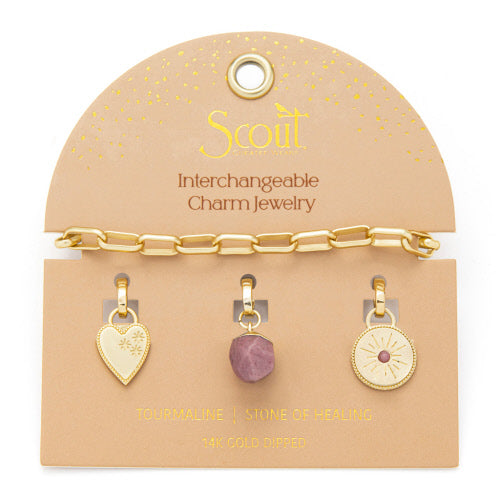 INTERCHANGEABLE CHARM BRACELET SET