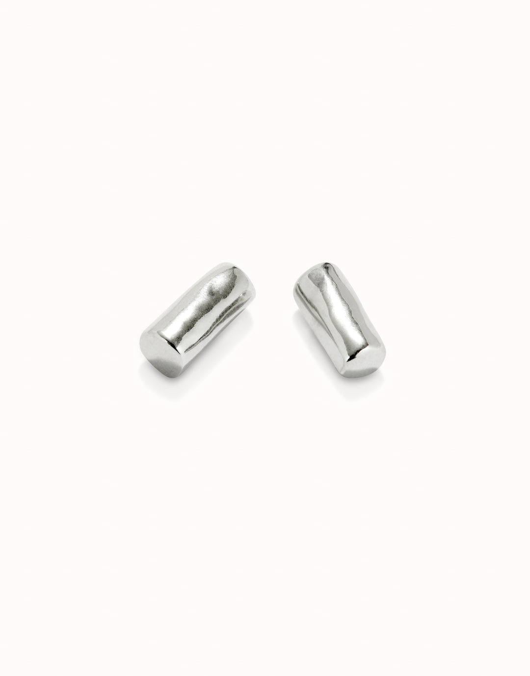 CHUNKY BAR STUDS EARRINGS-SILVER - Kingfisher Road - Online Boutique