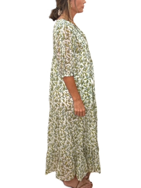 VIDA MAXI DRESS-GREEN - Kingfisher Road - Online Boutique