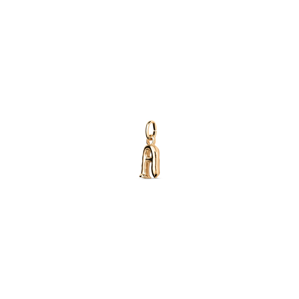 TINY "A" INITIAL CHARM-GOLD - Kingfisher Road - Online Boutique