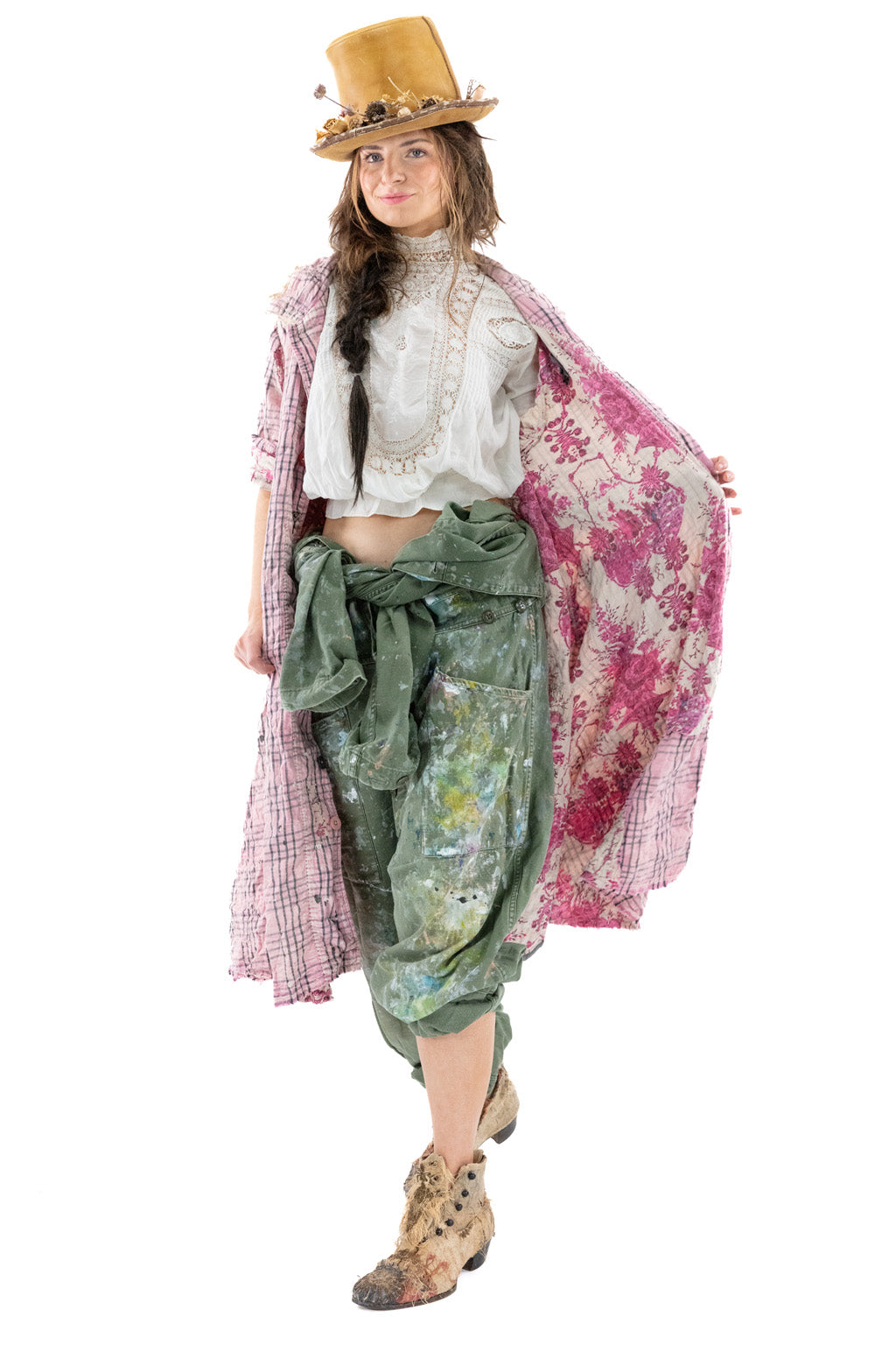 CHECK TANCY COAT-TELEPHONE CHECK - Kingfisher Road - Online Boutique