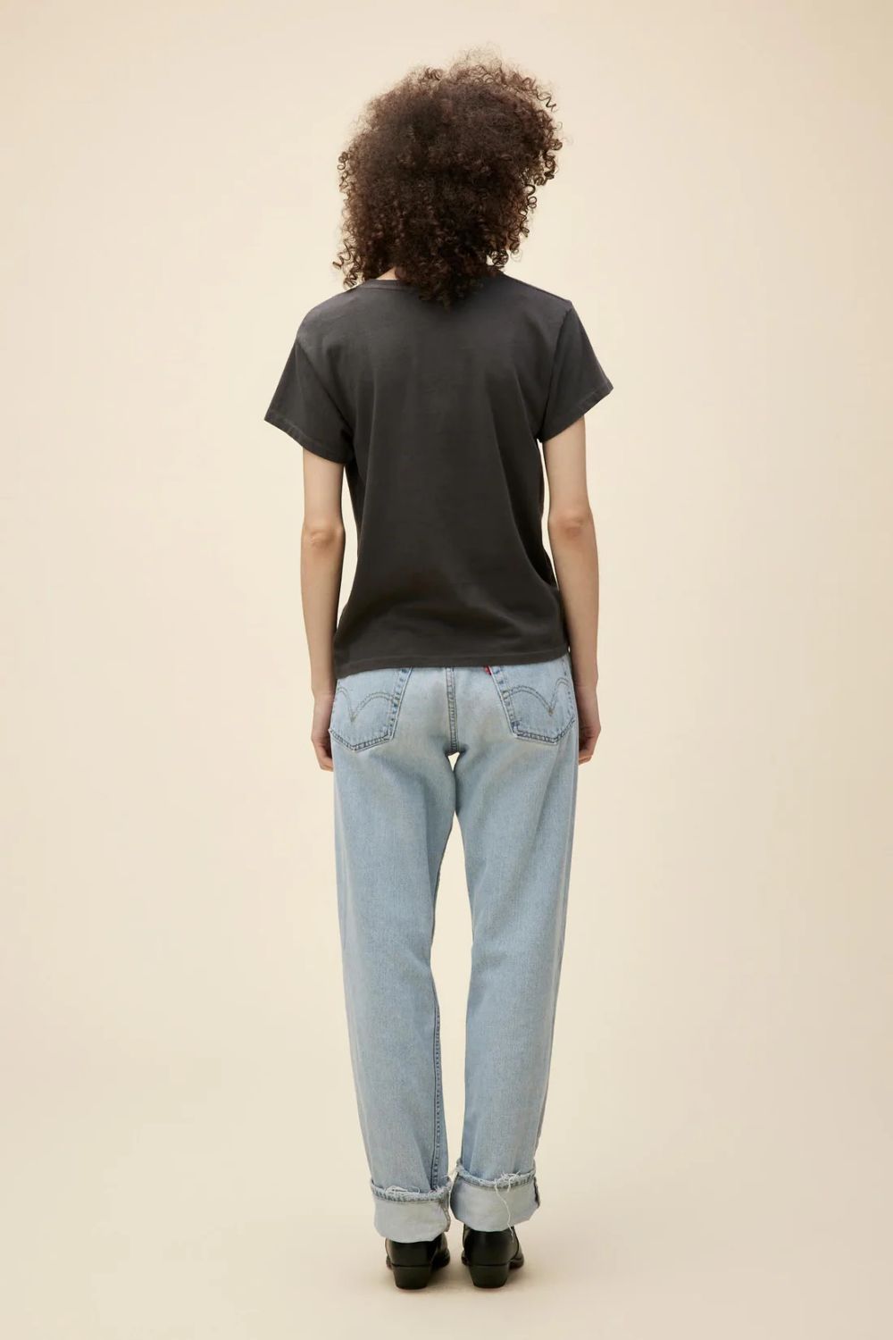 FLEETWOOD MAC FLORAL TOUR TEE-WASHED BLACK - Kingfisher Road - Online Boutique