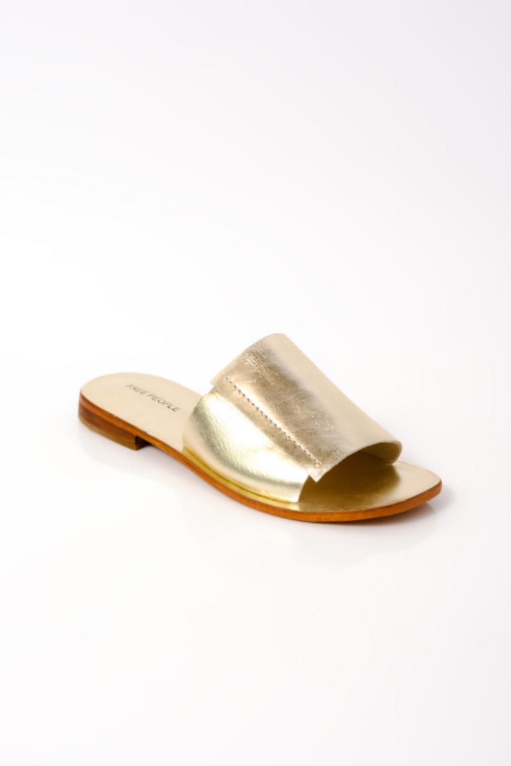 VERONA SLIDE SANDAL-GOLD - Kingfisher Road - Online Boutique