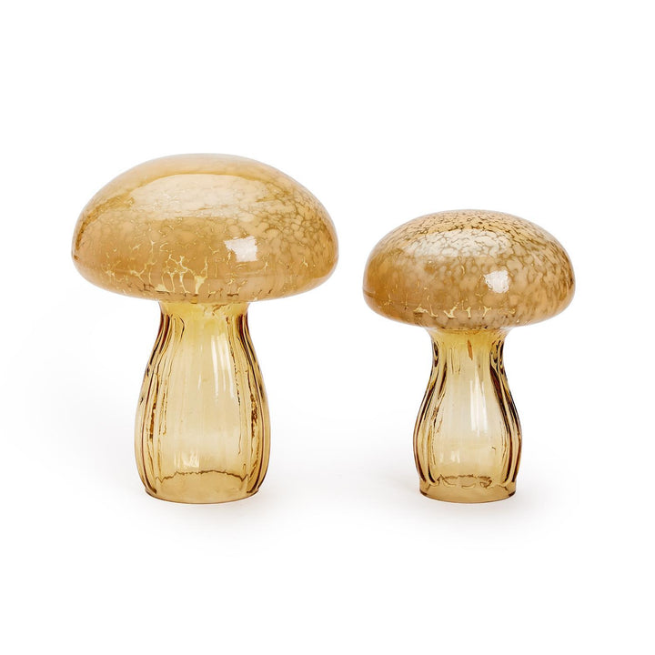 HAND-CRAFTED GLASS MUSHROOMS-SMALL