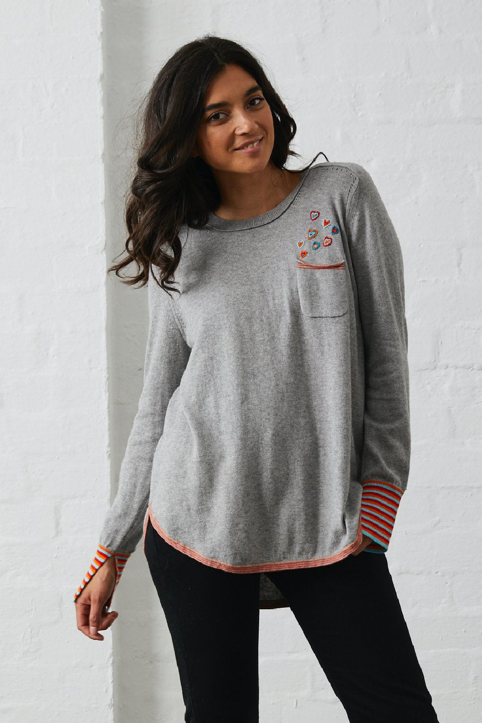 POCKET OF LOVE SWEATER - Kingfisher Road - Online Boutique