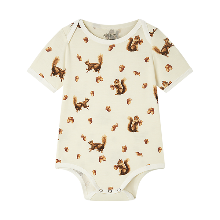 CHIPMUNK LUXE STRETCH ONESIE