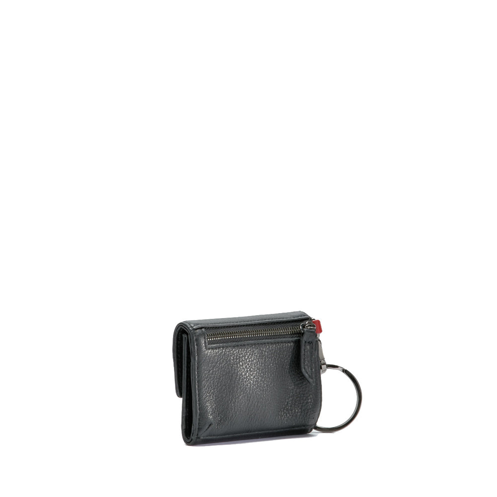 ROYCE KEY WALLET-BLACK/GUNMETAL - Kingfisher Road - Online Boutique