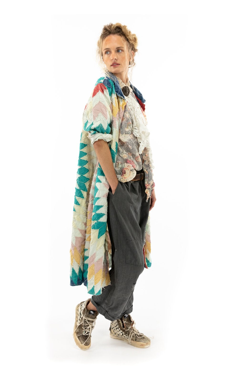 QUILTWORK TANCY COAT - Kingfisher Road - Online Boutique