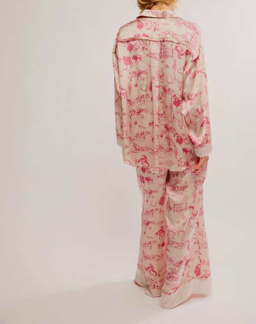 DREAMY DAYS PAJAMA SET-TEA COMBO - Kingfisher Road - Online Boutique