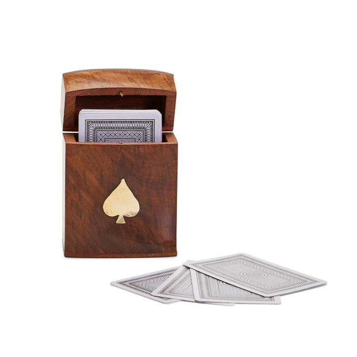 WOOD CRAFTED PLAYING CARDS