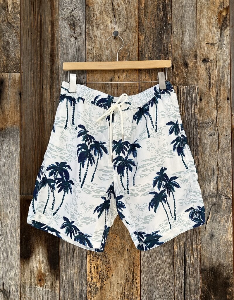 DRAWSTRING BOARD SHORT-WHITE - Kingfisher Road - Online Boutique