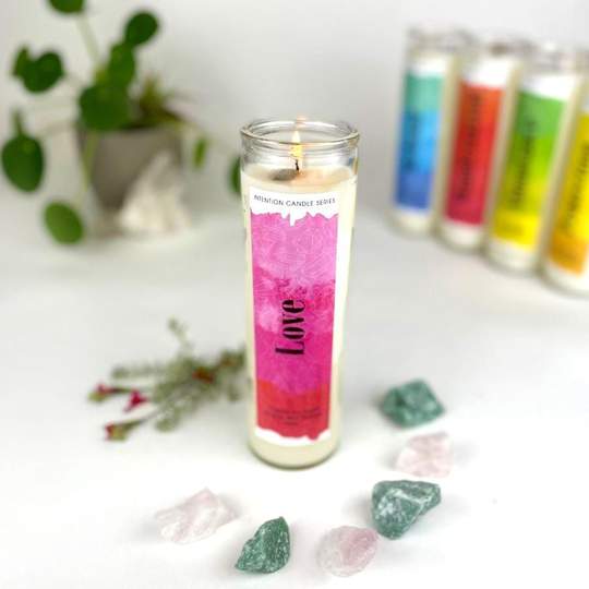 INTENTION PILLAR CANDLE - Kingfisher Road - Online Boutique