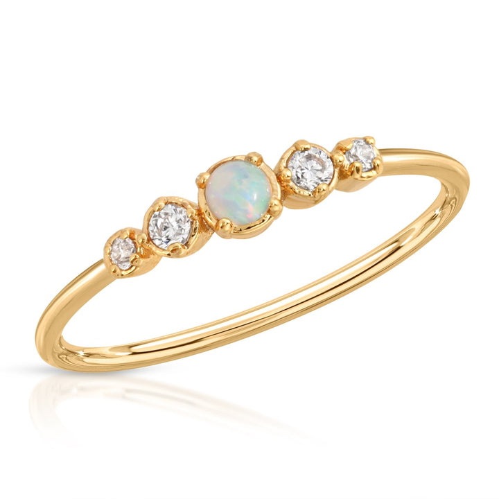 OPAL CZ STACKING RING - Kingfisher Road - Online Boutique