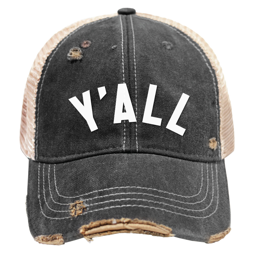 SNAP BACK TRUCKER HAT-Y'ALL - Kingfisher Road - Online Boutique