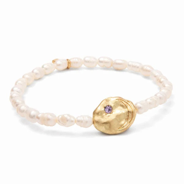 PEARL AFFIRMATION BRACELET-GOLD