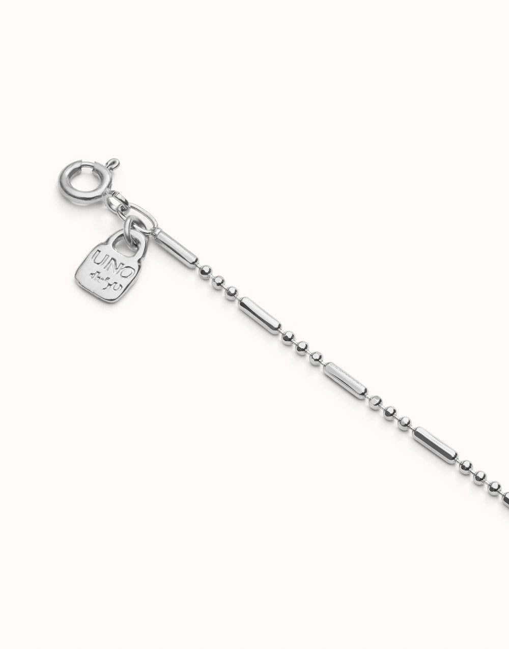 BAR/BALL CHAIN NECKLACE 15"-SILVER - Kingfisher Road - Online Boutique