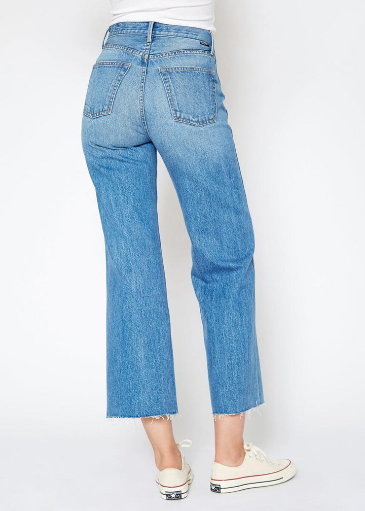 QUEEN WIDE LEG CROP DENIM-LAWRENCE - Kingfisher Road - Online Boutique