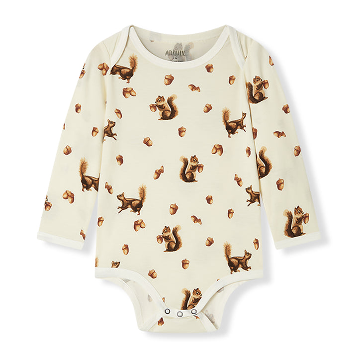 CHIPMUNK LUXE STRETCH L/S ONESIE