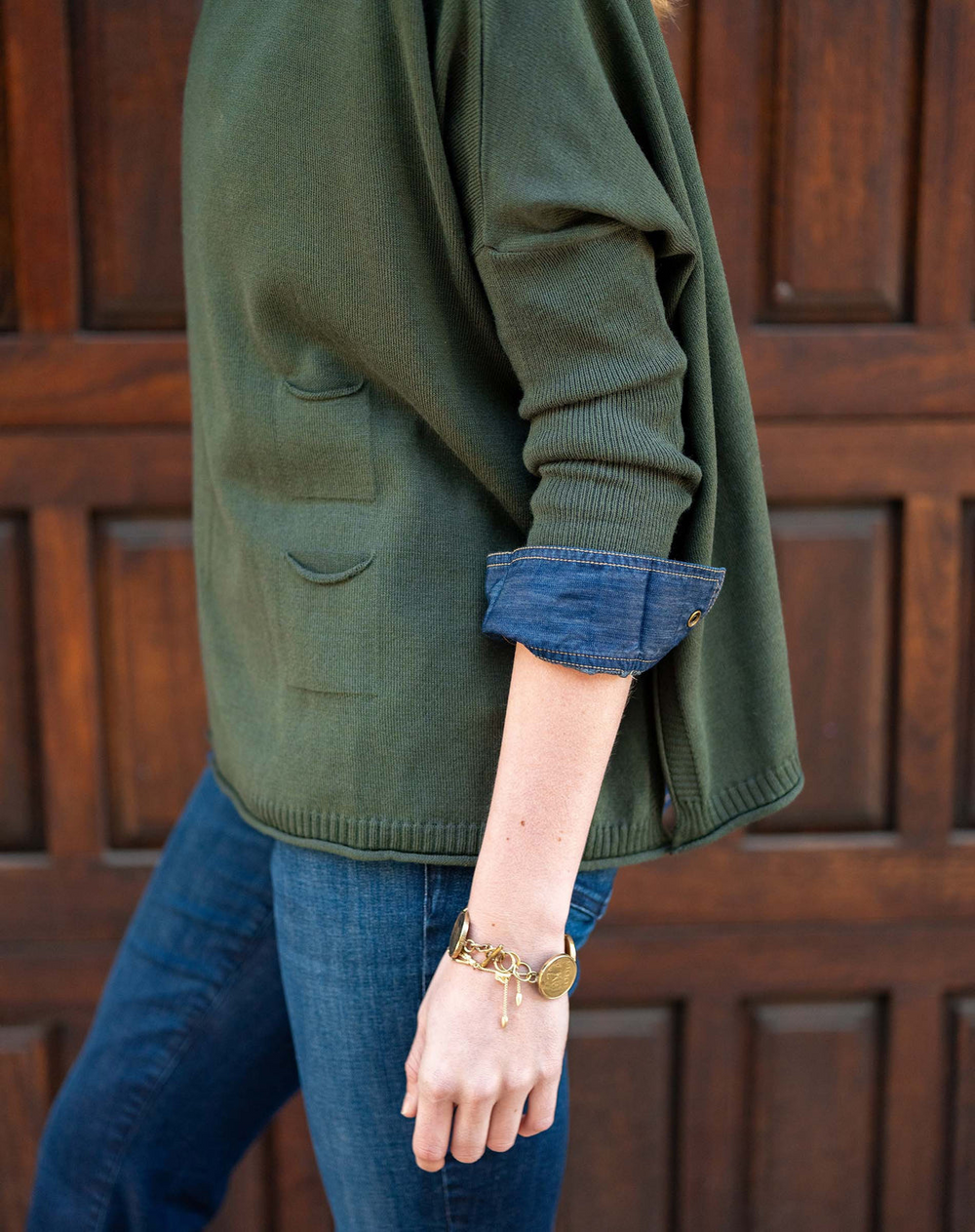 CATALINA CREWNECK SWEATER-DEEP EMERALD - Kingfisher Road - Online Boutique