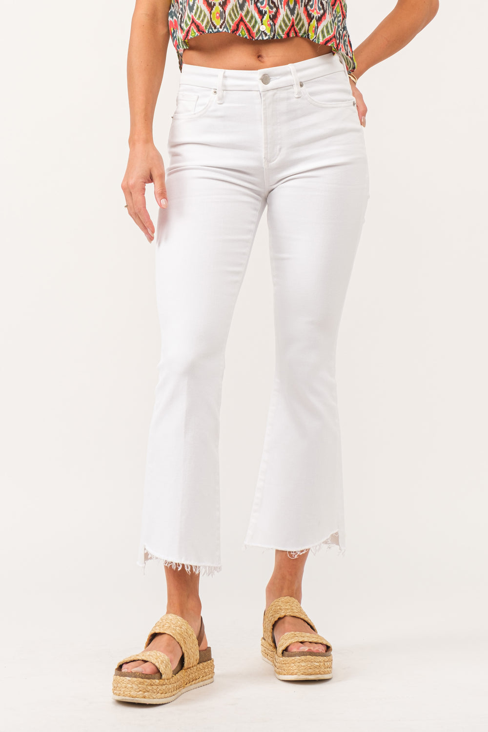 JEANNE JEAN HI-RISE-WHITE WHITE - Kingfisher Road - Online Boutique
