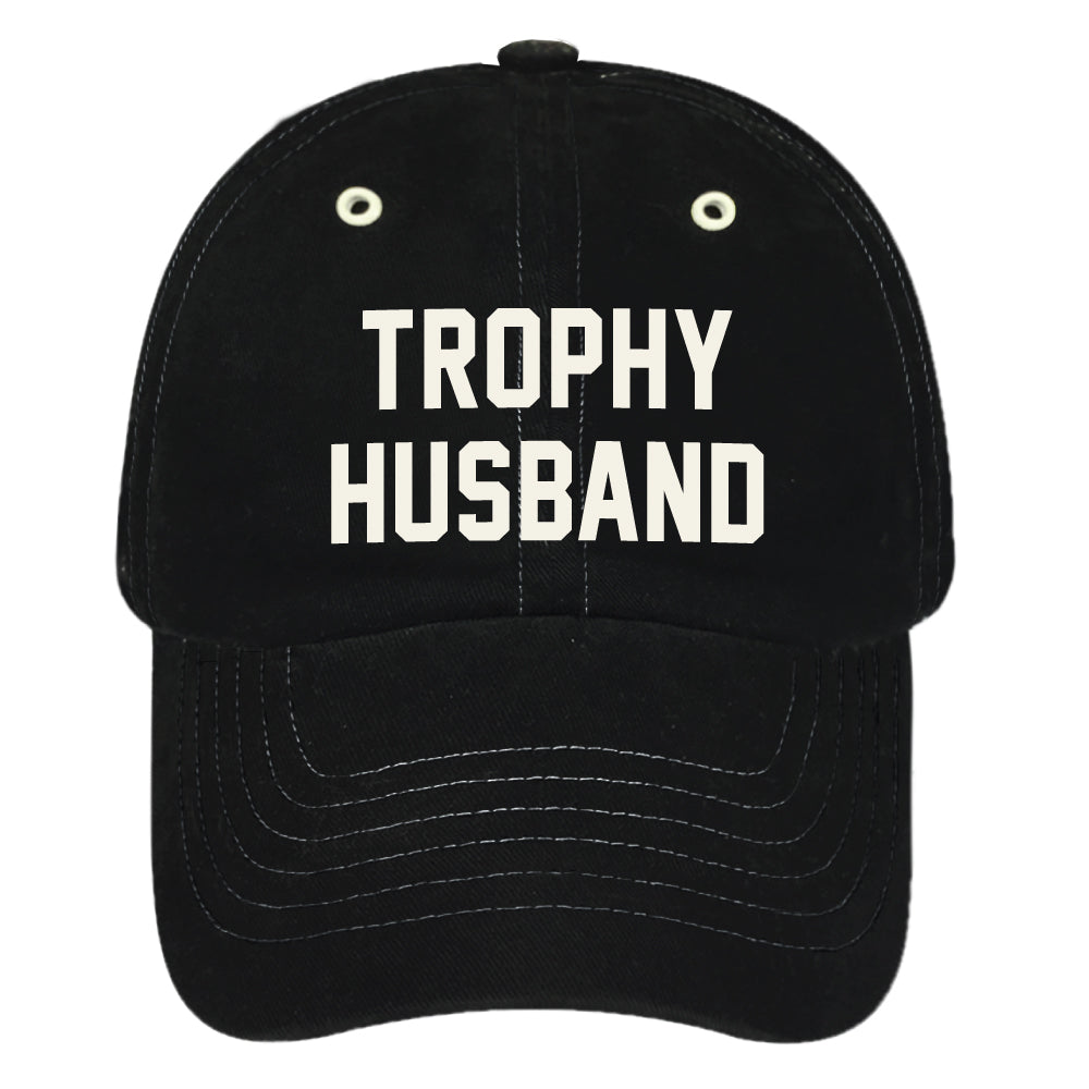 EMBROIDERED BUCKLE HAT-TROPHY HUSBAND