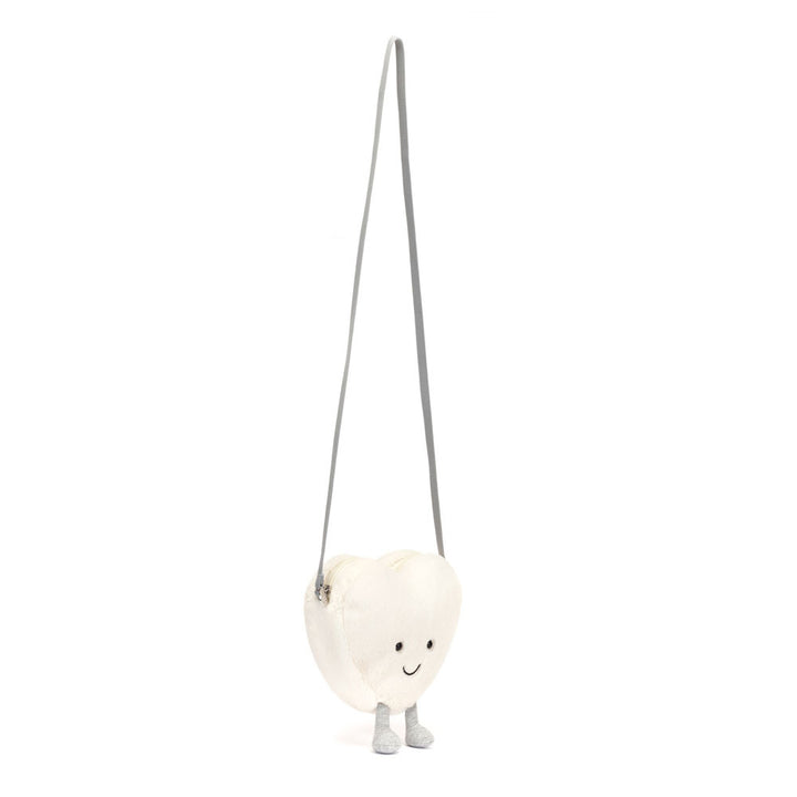 AMUSEABLES CREAM HEART BAG - Kingfisher Road - Online Boutique