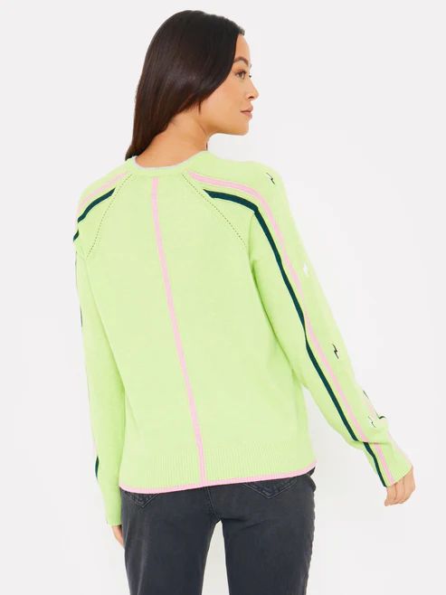 GRADIENT BOLT CREW-LIME SHERBERT