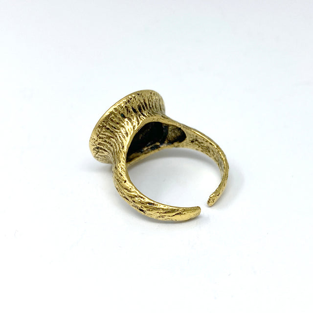 COMPASS RING-GOLD