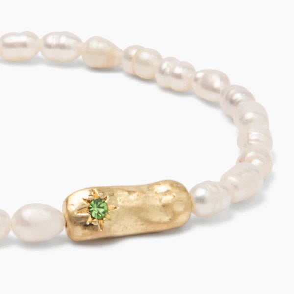 PEARL AFFIRMATION BRACELET-GOLD