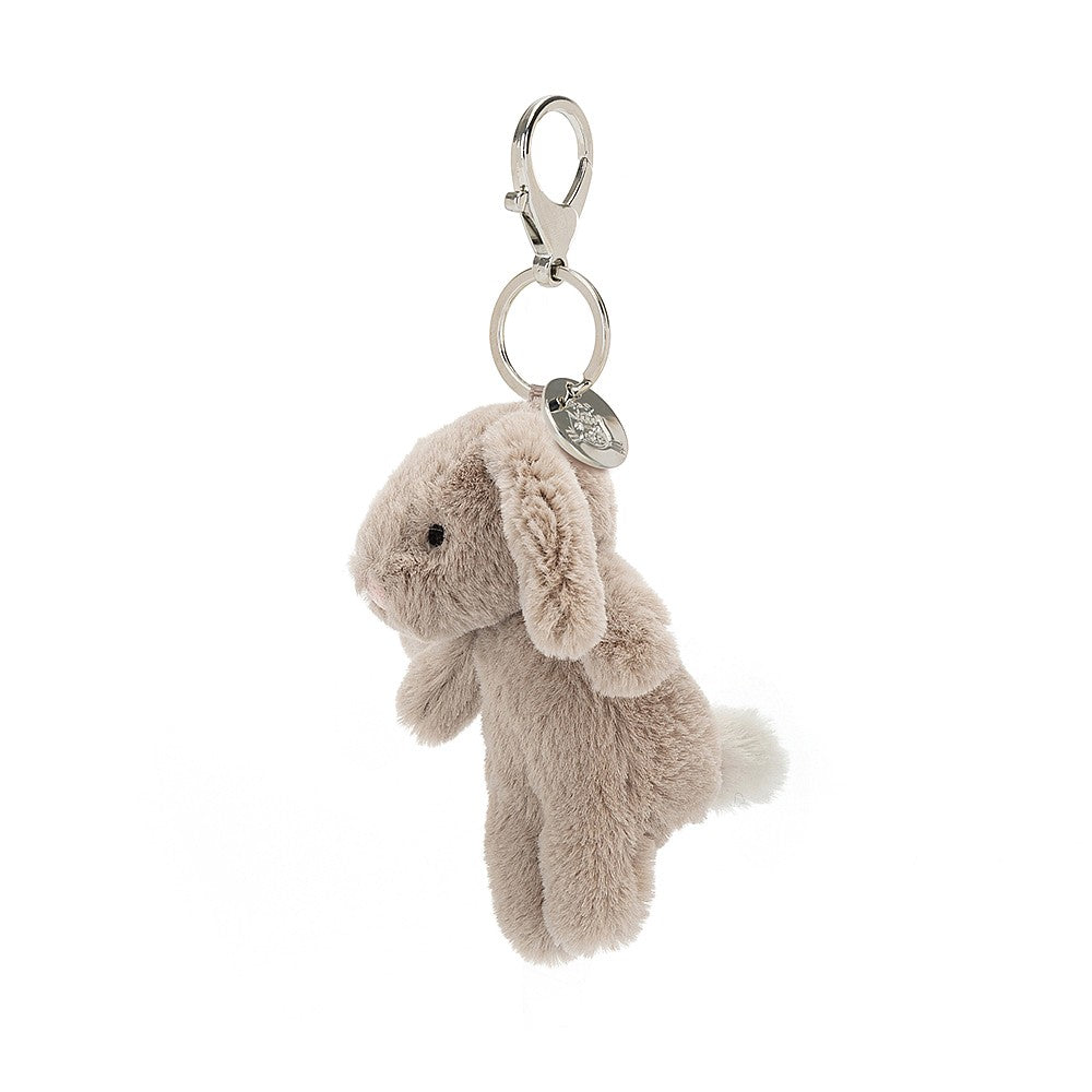 BASHFUL BUNNY BEIGE BAG CHARM - Kingfisher Road - Online Boutique