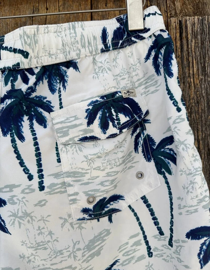 DRAWSTRING BOARD SHORT-WHITE - Kingfisher Road - Online Boutique