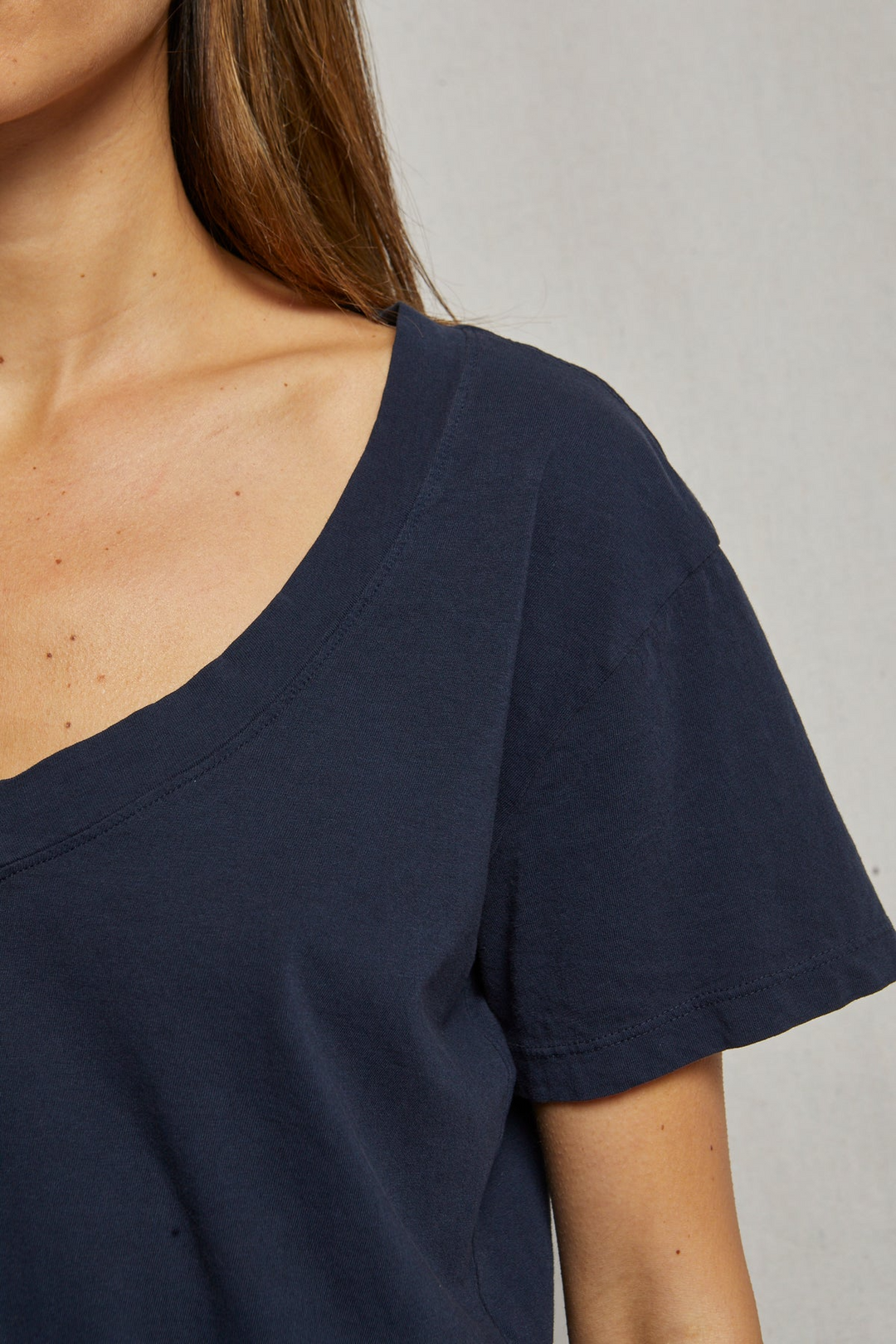 HENDRIX V-NECK TEE-NAVY - Kingfisher Road - Online Boutique