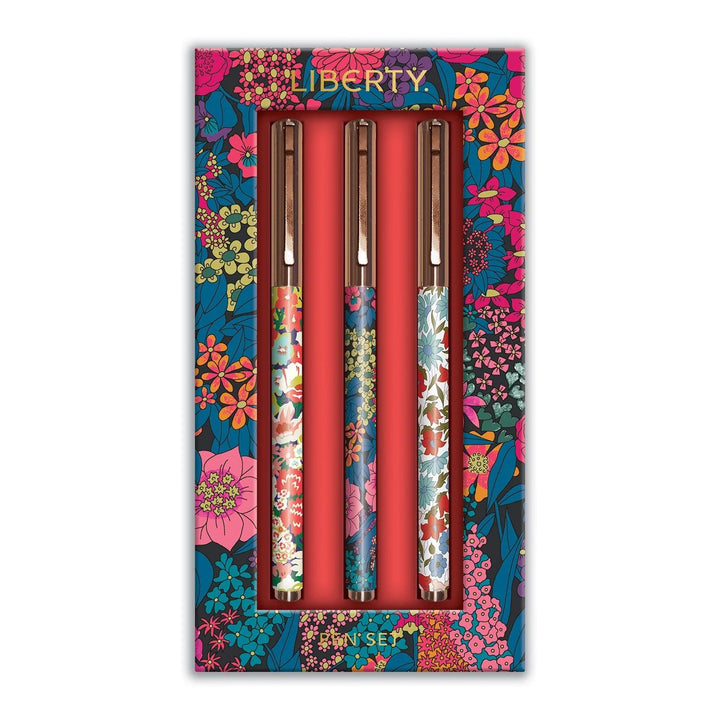 LIBERTY LONDON FLORAL PEN SET