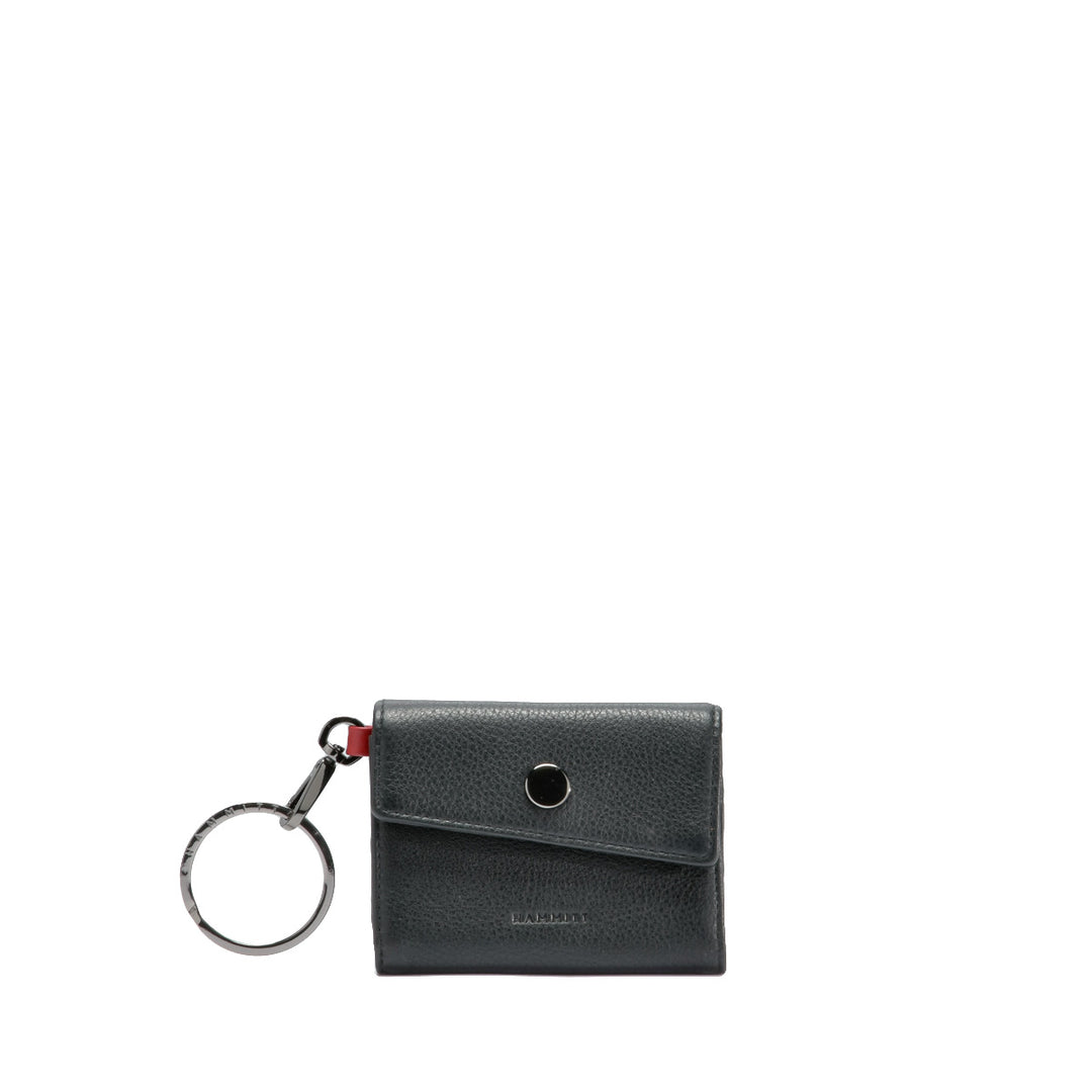 ROYCE KEY WALLET-BLACK/GUNMETAL - Kingfisher Road - Online Boutique