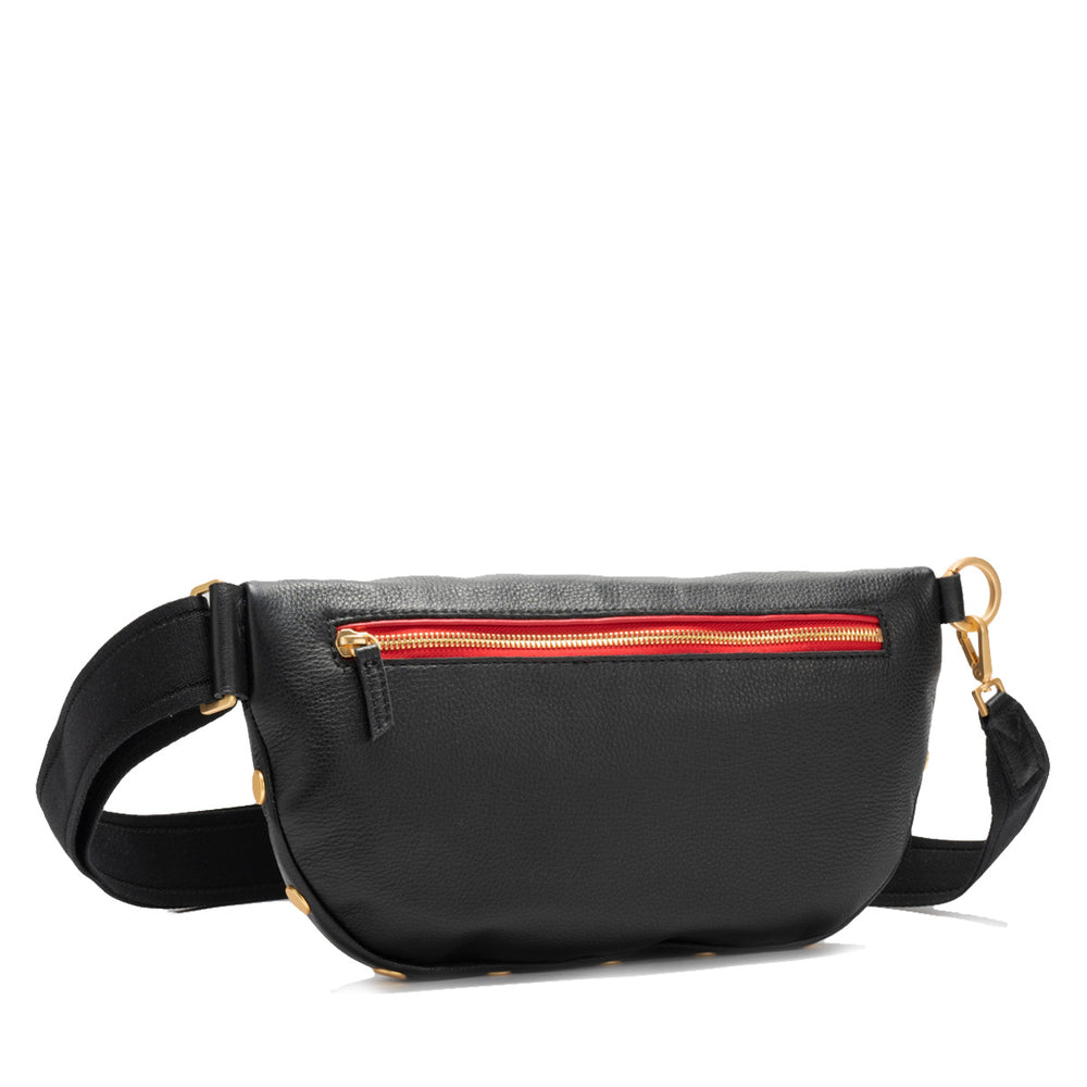 CHARLES CROSSBODY LARGE-BLACK/GOLD RED - Kingfisher Road - Online Boutique