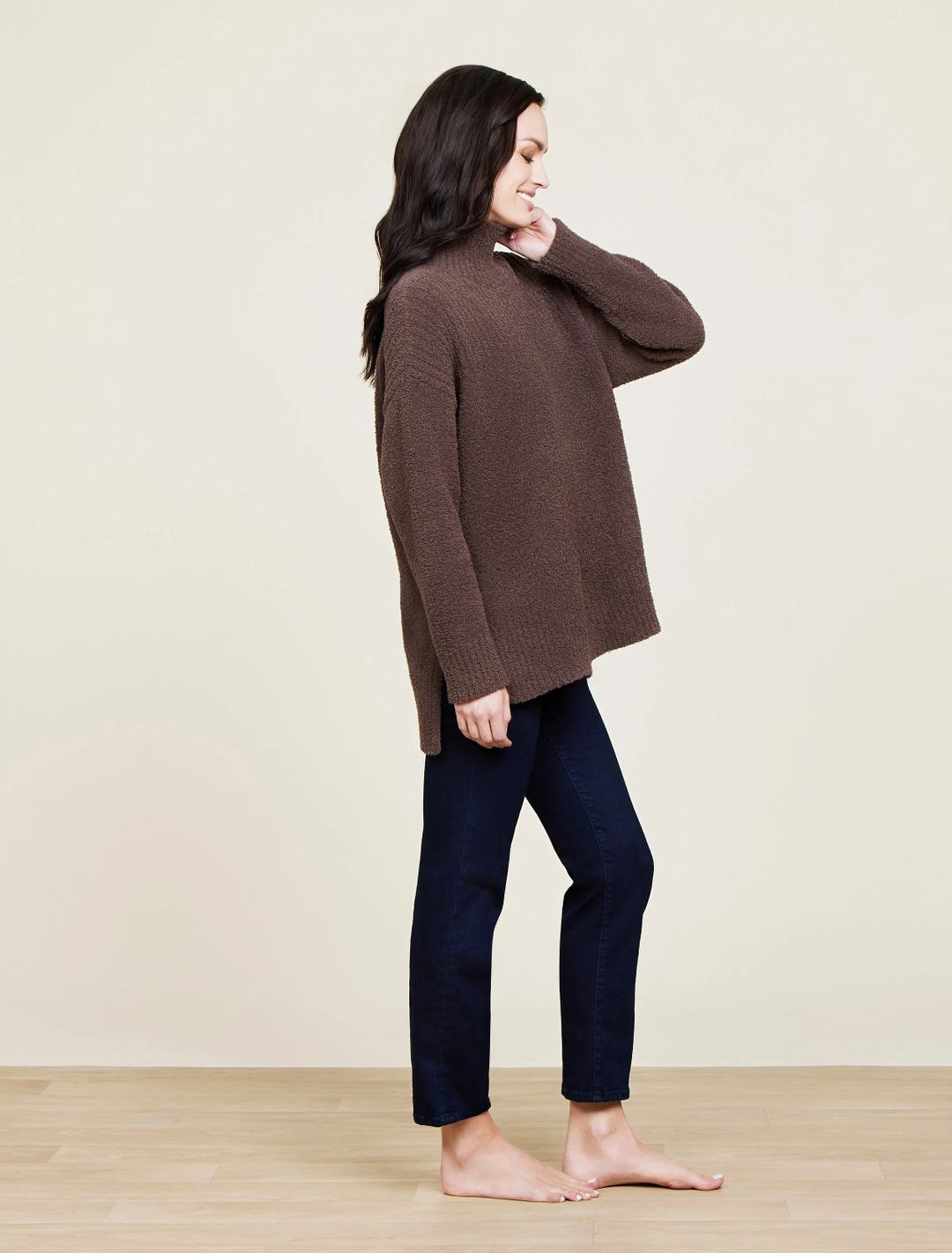 COZYCHIC HIGH LOW PULLOVER-JAVA