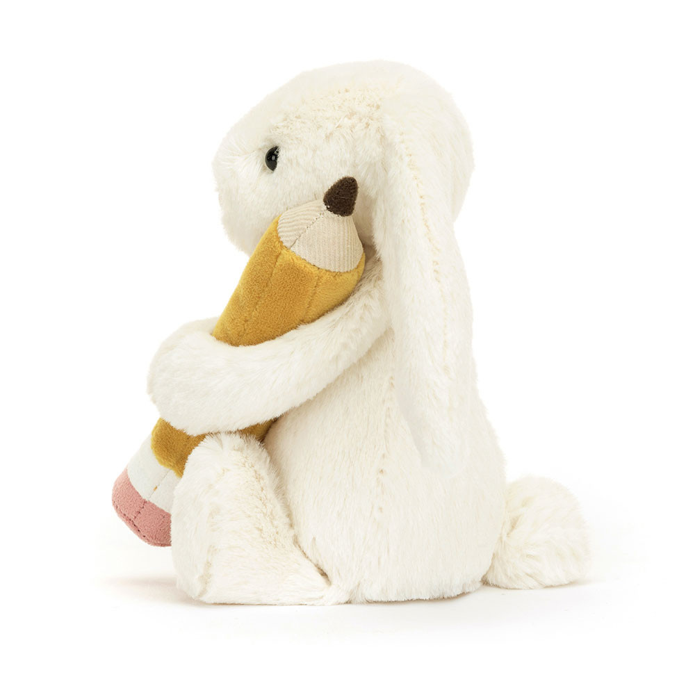 BASHFUL BUNNY WITH PENCIL - Kingfisher Road - Online Boutique